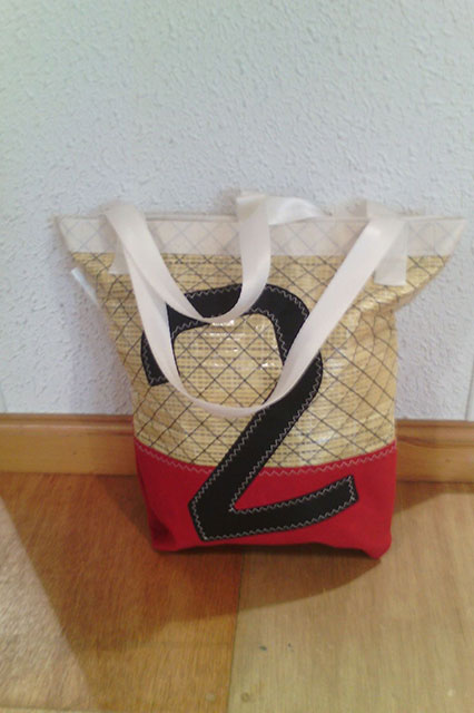 Bolso elaborado en Velería Nordeste